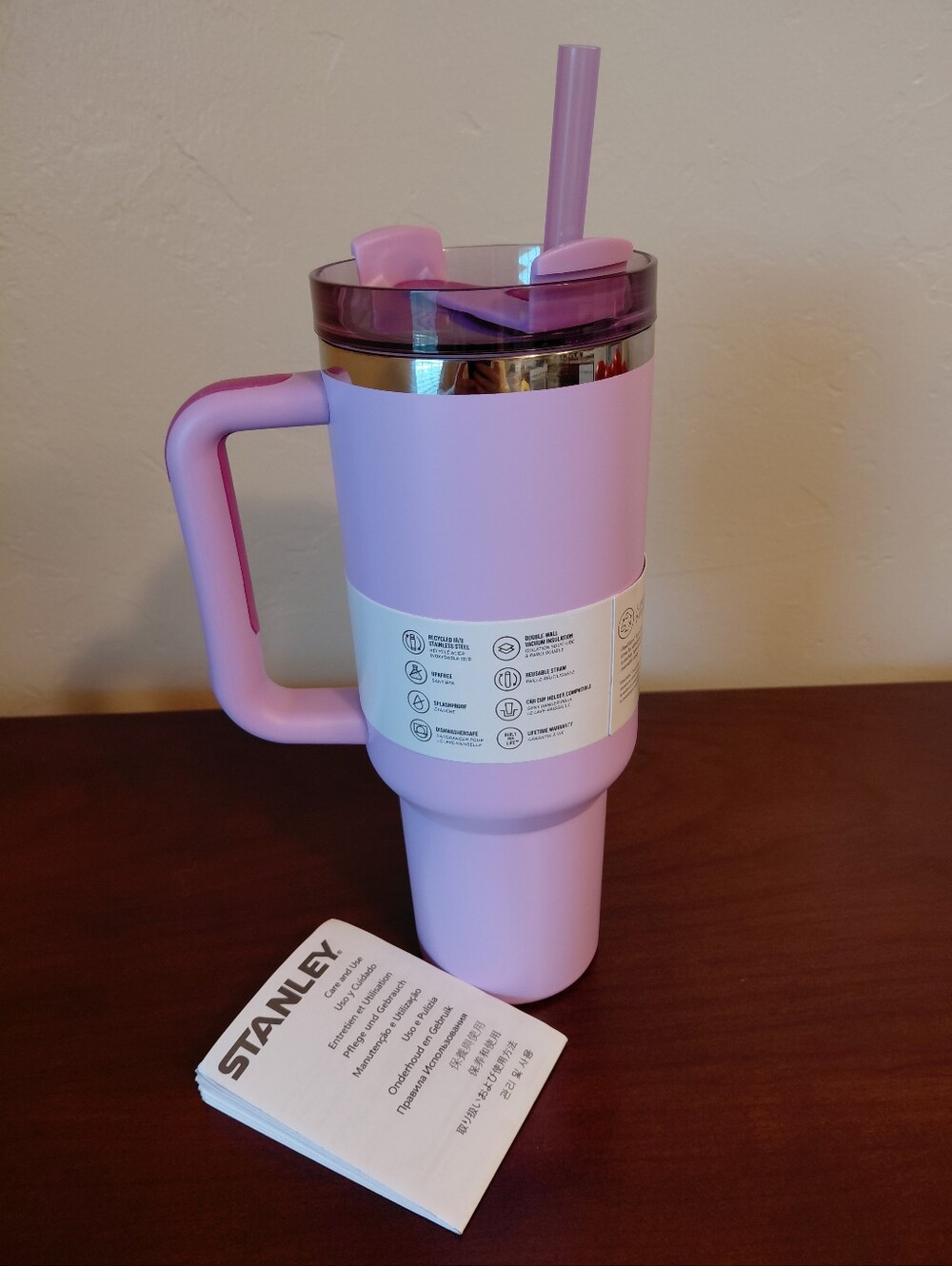 Stanley X Olivia Rodrigo 40 oz Quencher H2.0 FlowState Purple Tumbler - Picture 3 of 7